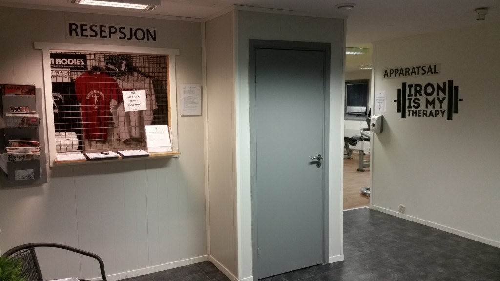 Resepsjonen hos Vardø Trimsenter